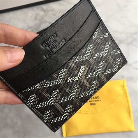 goyard card holder singapore|Goyard card holder price.